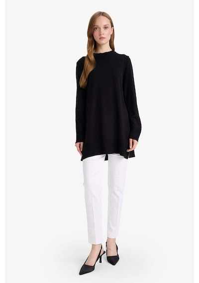 Defacto Regular Fit Bisiklet Yaka Yırtmaçlı Basic Düz Tunik H3431az25wnbk27 Siyah Defacto Regular Fit Bisiklet Yaka Yırtmaçlı Basic Düz Tunik H3431az25wnbk27 Siyah