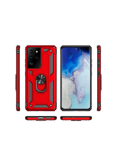 Galaxy S21 Ultra Kılıf Zore Vega Kapak Mavi