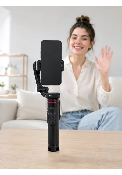 Akıllı Takipli Gimbal Selfie Stick Profesyonel Video Çekim Stabilizatörü Uzayabilir Tripod Bluetooth