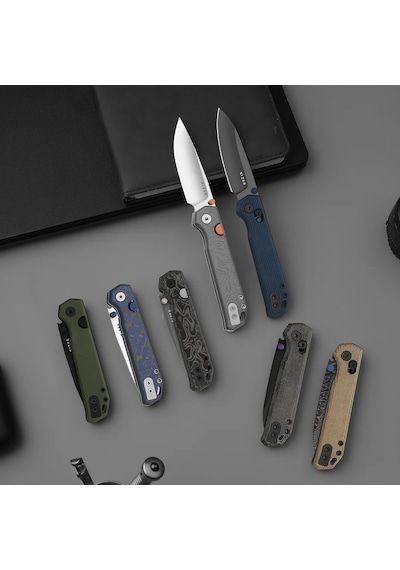 Kizer Begleiter 2.9 Kizer Button Liner Lock Vortex Pattern Micarta Bd1n Gray Pvd Kizerv 3458.2bda2 Kamp Çakısı Sarı