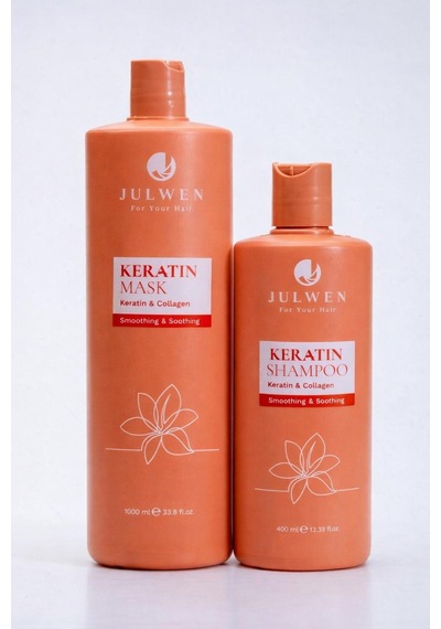 Julwen Keratin Şampuan 400 ML + Keratin Maskesi 1 L