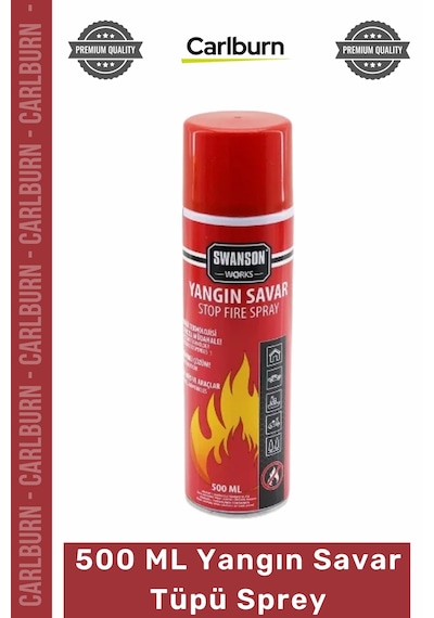 Yangıntüpü 500ml Stop Fire Araç Ev Ofis Tipi Taşınabilir Güvenli Söndürücü Yangın Savar Tüpü Sprey