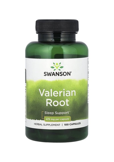 Swanson Vitamins, Valerian Root, 475 Mg, 100 Capsules