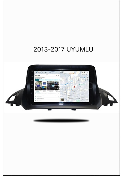 Snp Serisi Ford Kuga C-max Uyumlu 9" Multimedya Android Teyp 4-64 Gb + Kamera li 9"