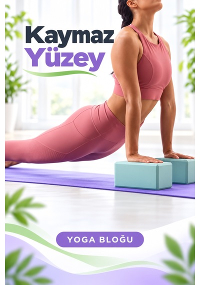 1 Adet Yoga Bloğu Eva Yüksek Yoğunluklu Yoga Block Köpük Pilates Yoga Blok Çok Renkli