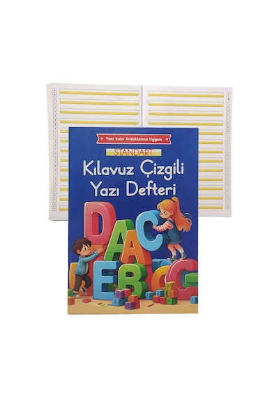 Yeni Müfradat Kılavuz Çizgili Güzel Yazı Defteri Büyük Boy 19x27cm -1 Adet