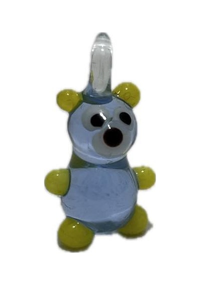 El Yapımı Mini Murano Cam Ayı Biblo A157-04