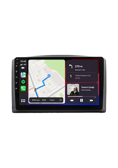 Mercedes Vito Android Multimedya 2004-2006 Vaneo Carplay Android Auto 10gb Ram 256gb Pro 10"