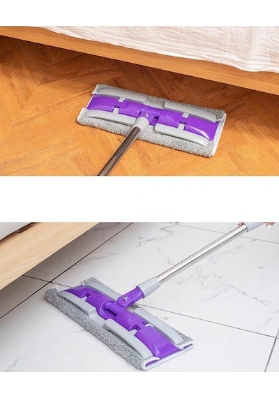 Toysnet Mor Teleskopik Mandallı Mikrofiber Sihirli Mop Yüzey Temizleyici