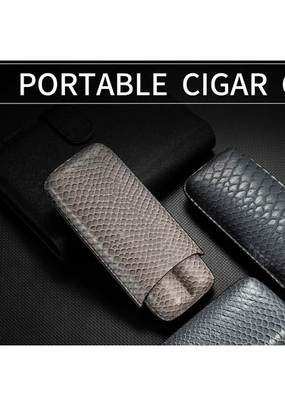 Cigarloong Deri Puro Kılıfı 2'li Croco Vizon 56ring