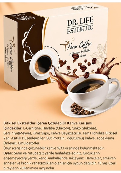 Lifeesthetic Hindiba Kahvesi 30'lu Çözünebilir