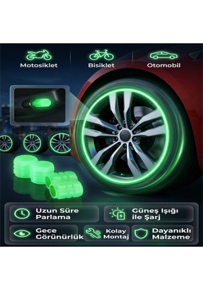 Fosforlu Gece Parlayan Sibop Kapağı