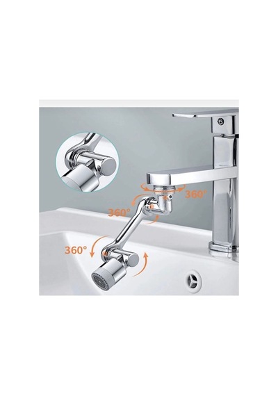 Mutfak Ve Banyo Musluk Başlığı 360derece