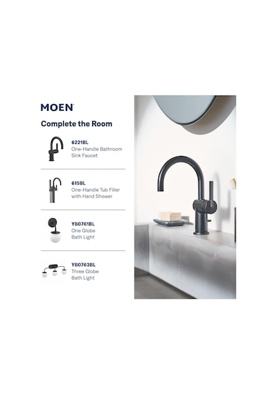 Moen T2262epbl Cia Collection Duş, Mat Siyah Diğer