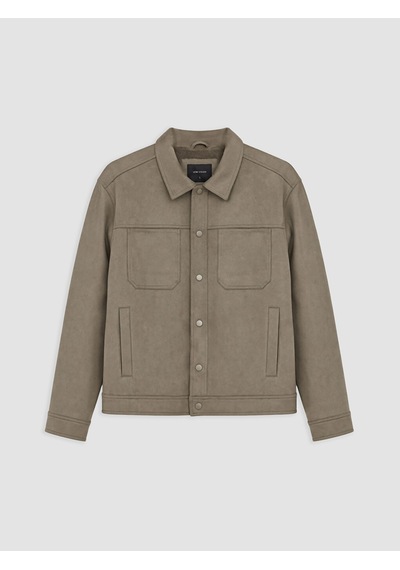 Lcw Vision Yeşil Regular Fit Süet Erkek Mont