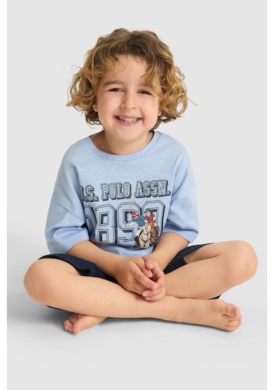 U.s. Polo Assn. Erkek Çocuk Mavi Pijama Takım 50327363-vr036