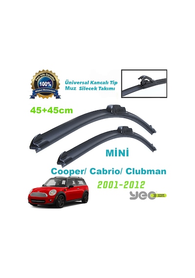 Mini Cooper Yeo Aeroflex Muz Silecek Takımı