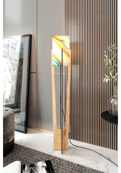 Minimalist Lambader Safir Meşe Şapka Rengi