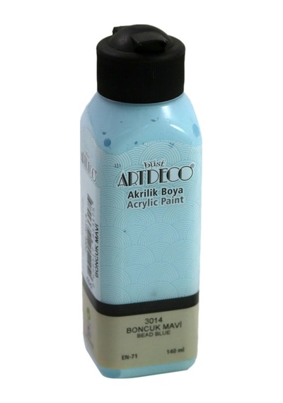 Artdeco Akrilik Boya 140 Ml. Boncuk Mavi 070r-3014 Nocolor