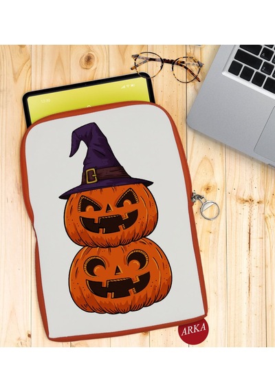 Bk Gift Pumpkin Tasarımlı Taşınabilir Koruyucu Tablet Kılıfı & Or (531952985)