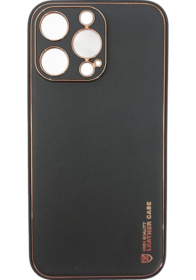 Nettech Apple Uyumlu iPhone 13 Pro Coco Leather Seri Arka Koruma Kılıf - Beyaz Beyaz