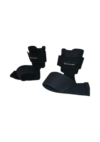 Lifting Straps Siyah Ağırlık Kaldırma Straps Pro Bilek Destekli 1 Çift Bar Kaldırma Kayışı