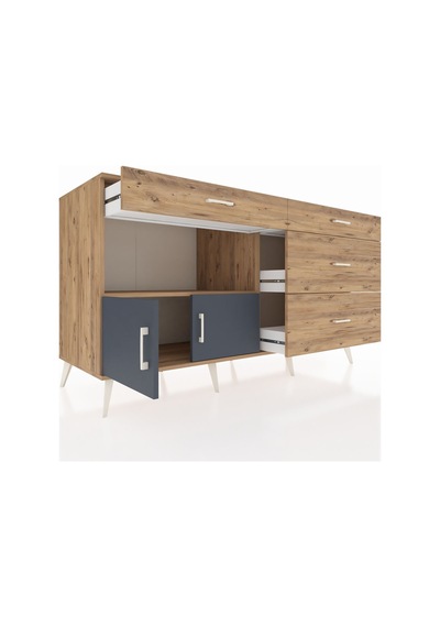 Kronos Konsol Tek Raflı 4 Çekmeceli 2 Kapaklı 176x59x99 Çam-antra Çam-antrasit/çam Kronos Konsol Tek Raflı 4 Çekmeceli 2 Kapaklı 176x59x99 Çam-antra Çam-antrasit/çam