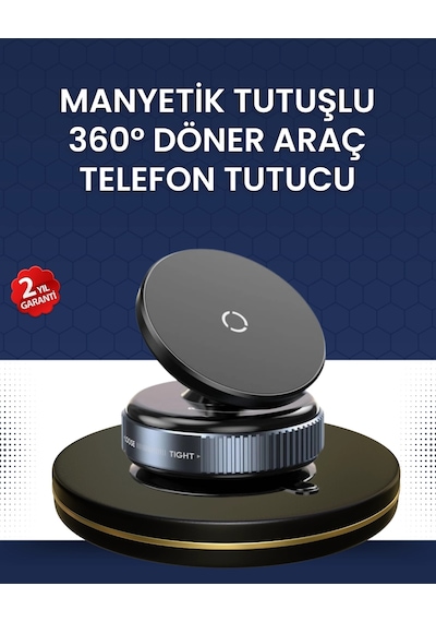 Mey İthalat 16 Mıknatıslı Araç Telefon Tutucu Kaymaz Ve Güvenli