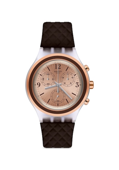 Swatch Elebrown Svck1005 Kol Saati Şeffaf