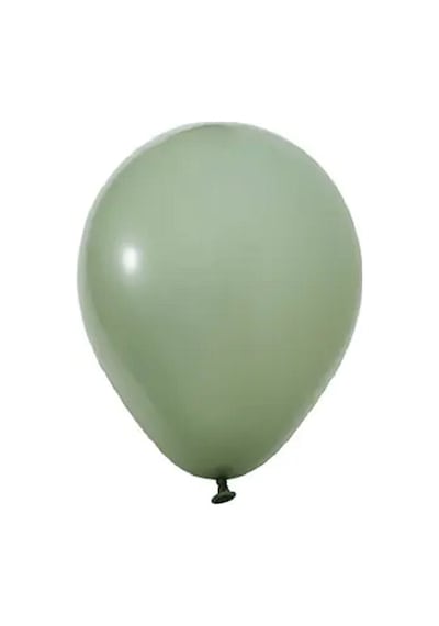 20 Adet 5 İnç 13 Cm Pastel Küf Yeşili Balon Doğum Günü Süsleme YEŞİL