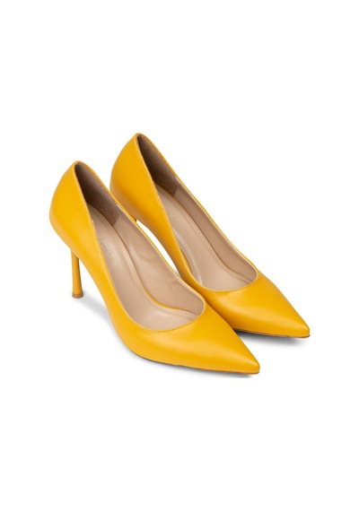 Deery Kadın Hardal Renk Stiletto Ayakkabı - P4539zhrdm01 Hardal