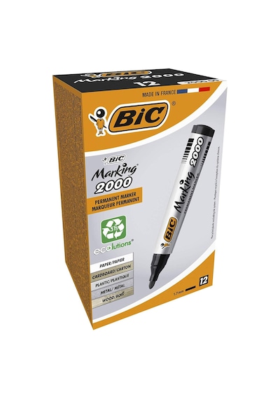 Bic Permanent Marker 2000 Yuvarlak Uç Siyah