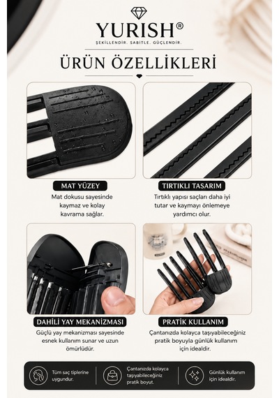 3 Lü Saç Şekillendirme Ve Hacim Tarağı Seti 0