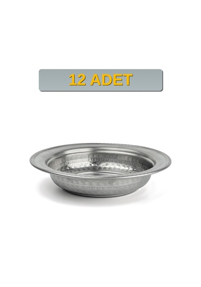 Binbir Trend 17 Cm Yanaklı Krom Çelik Yemek Ve Beyran Kasesi 420 Ml Lokanta Tipi Sulu Yemek Kasesi -kase1714 12 Adet