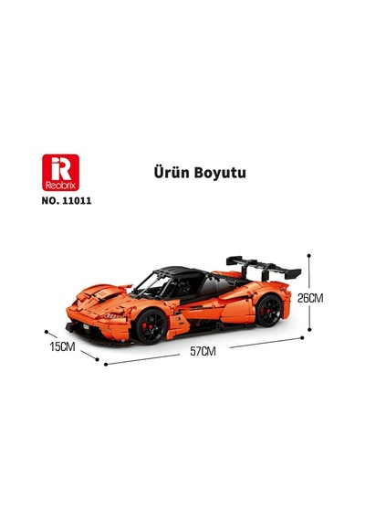 Reobrix Ktm Gtr 11011 Brick Yapım Seti