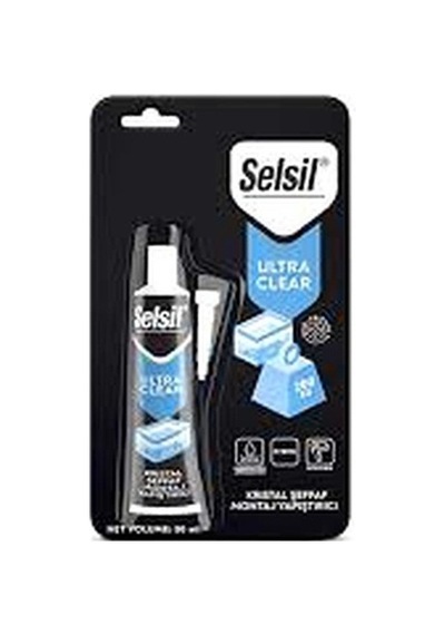 Selsil Şeffaf Montaj Yapıştırıc Ultra Clear 50ml Bx40