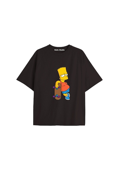 Kalic Studio Y2k Vintage Simpson Baskılı Siyah T-shirt Kod 301 Siyah-301 Kalic Studio Y2k Vintage Simpson Baskılı Siyah T-shirt Kod 301 Siyah-301