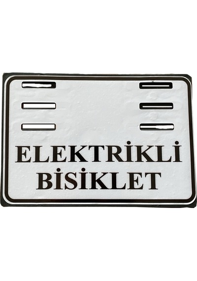 Atl Yerli E-bike Plakalık Plastik