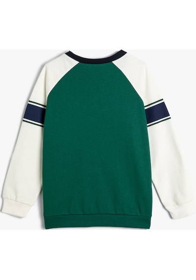 Koton Kolej Baskılı Sweatshirt Renk Bloklu Bisiklet Yaka Şardonlu Yeşil 4wkb10624tk 4wkb10624tk812 Yeşil Koton Kolej Baskılı Sweatshirt Renk Bloklu Bisiklet Yaka Şardonlu Yeşil 4wkb10624tk 4wkb10624tk812 Yeşil
