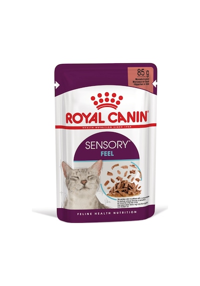 Royal Canin Sensory Feel Gravy Pouch Yetişkin Kedi Maması 85 G