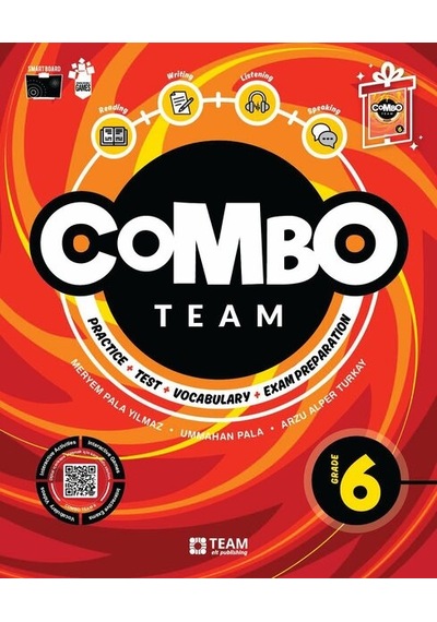 6.sınıf Team Mate Practice Book + Combo Metematik Yaprak Test Hediyeli