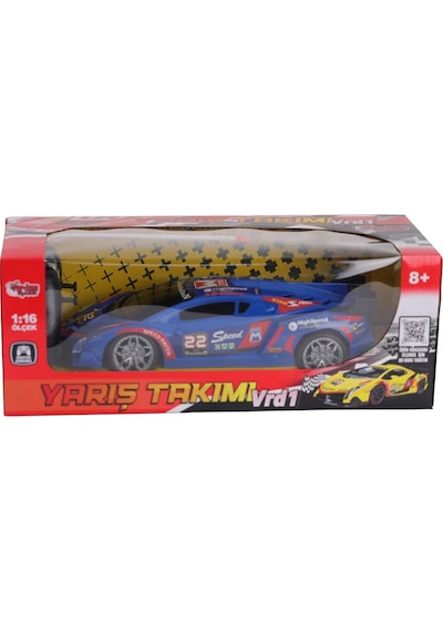 Vrd 10728 Uk Ff Şarjlı 1 16 Desenli Yarış Kırmızı
