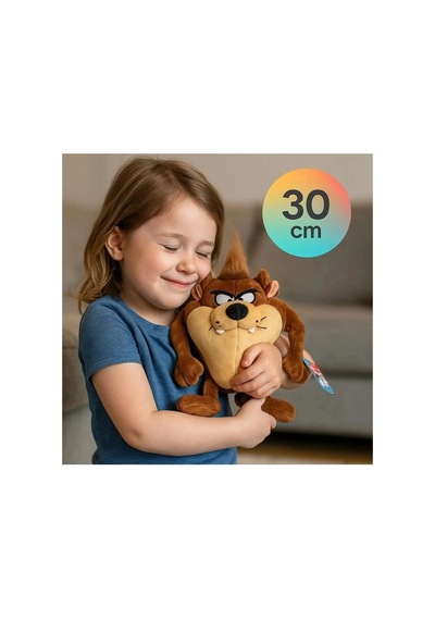 S00005783 Peluş Tazmanya 30cm 001 - Beyaz