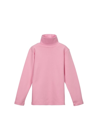 Lovetti Pembe Kız Çocuk Tam Balıkçı Uzun Kol Tişört 1022P015 Pembe