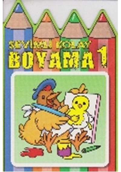 Sevimli Kolay Boyama 1- Parıltı Yayınları