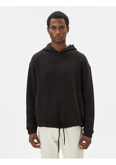 Koton Basic Oversize Hoodie Büzgü Detaylı Uzun Kollu Siyah 4wam70409mk Siyah Koton Basic Oversize Hoodie Büzgü Detaylı Uzun Kollu Siyah 4wam70409mk Siyah