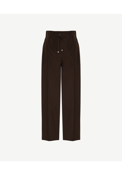 Yargıcı Tapered Yüksek Bel Pantolon 25kkpn3033x 003 Kahverengi