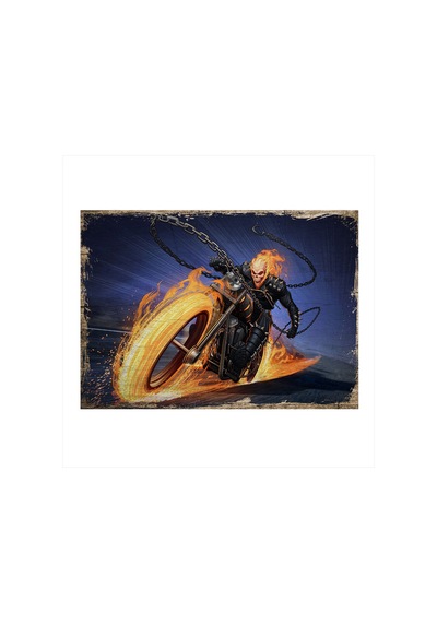 Bedeko Ghost Rider Model Mdf Tablo 50 Cm X 70 Cm