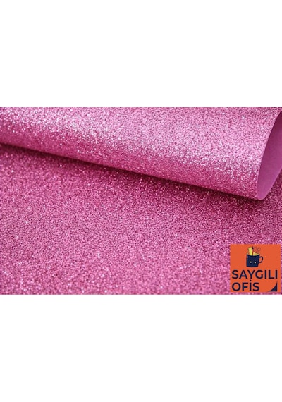 Saygılıofis Yapışkanlı Simli Eva 50x70 Cm 1 Adet Simli Yapışkanlı Eva Süngeri Okul Kreş Anasınıfı Elişi Etkinlikleri Hobi Mor Pembe