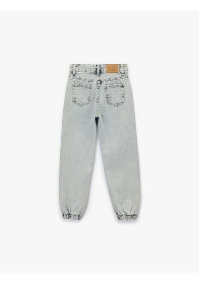 Koton Pamuklu Cepli Jooger Denim Pantolon Lıght Indıgo 6wkg40021ad Açık Mavi